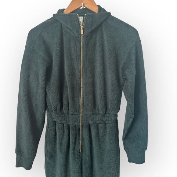 Fabletics Cozy Cord Super Soft Jumpsuit Everpine Size EXTRA SMALL One Piece - Picture 5 of 7